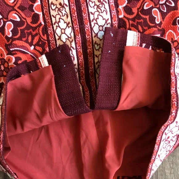 Ann Taylor LOFT Stained Glass Pencil Skirt NEW 0P - Picture 8 of 9